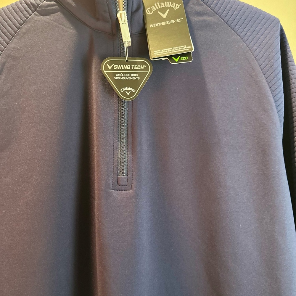 Callaway Performance Jacket Blue Red Color-Block Design - Picture 2 of 15